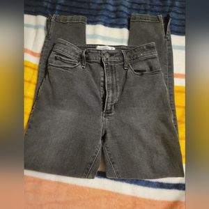 Abercrombie & Fitch High Rise Super Skinny Ankle Jeans